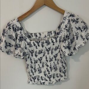 Crop smock top